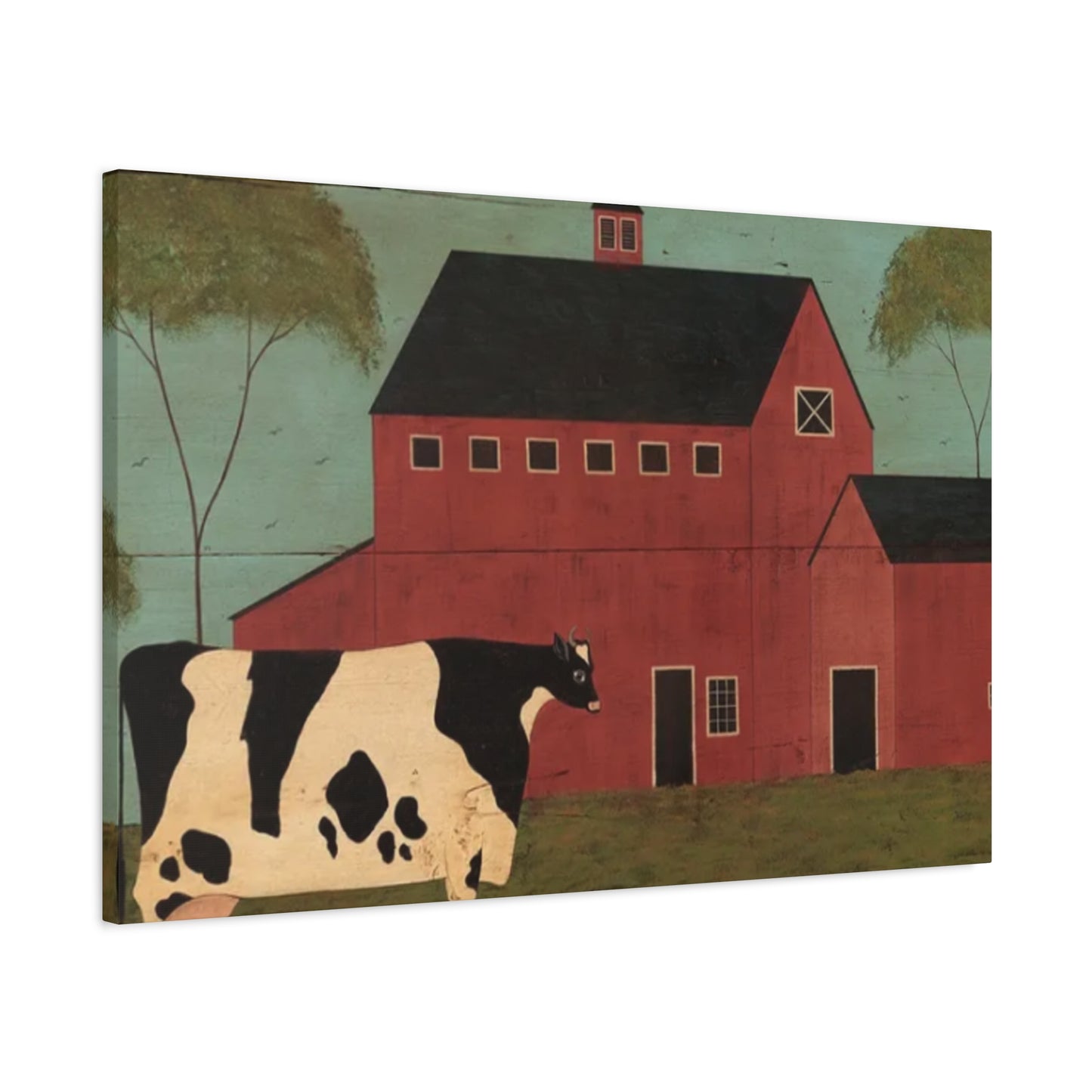 Cow in The Farm Kimble Warren Wall Art & Canvas Prints