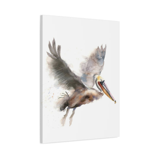 Flying Pelican Painting Wall Art & Canvas Prints