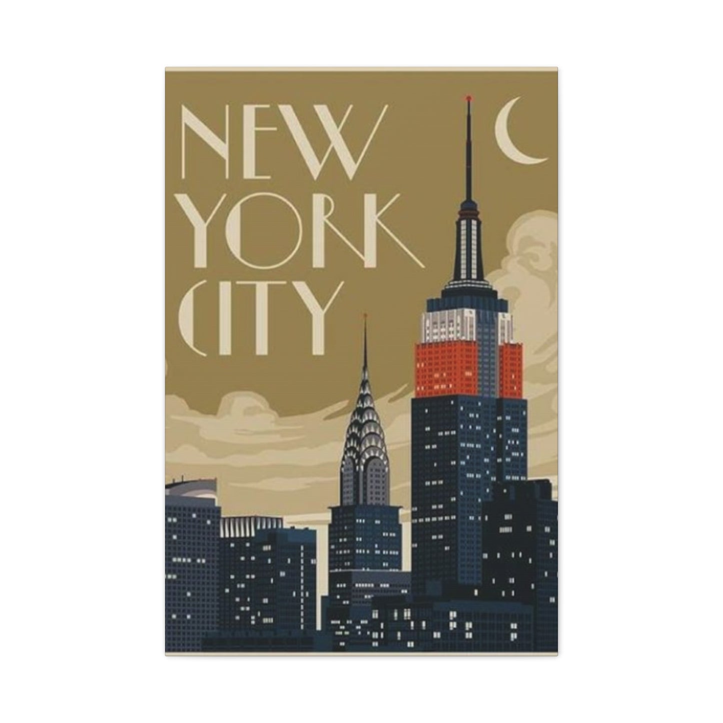 Empire State Building Manhattan NYC Skyline Wall Art & Canvas Prints