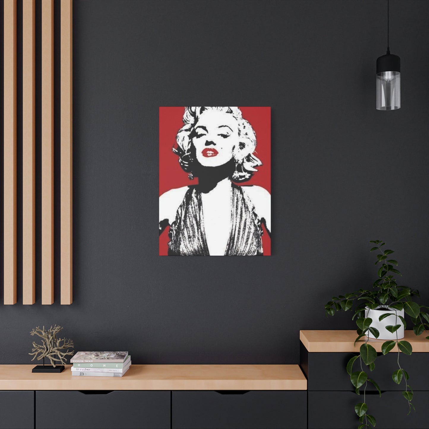 Red Poster Marilyn Monroe Wall Art & Canvas Prints