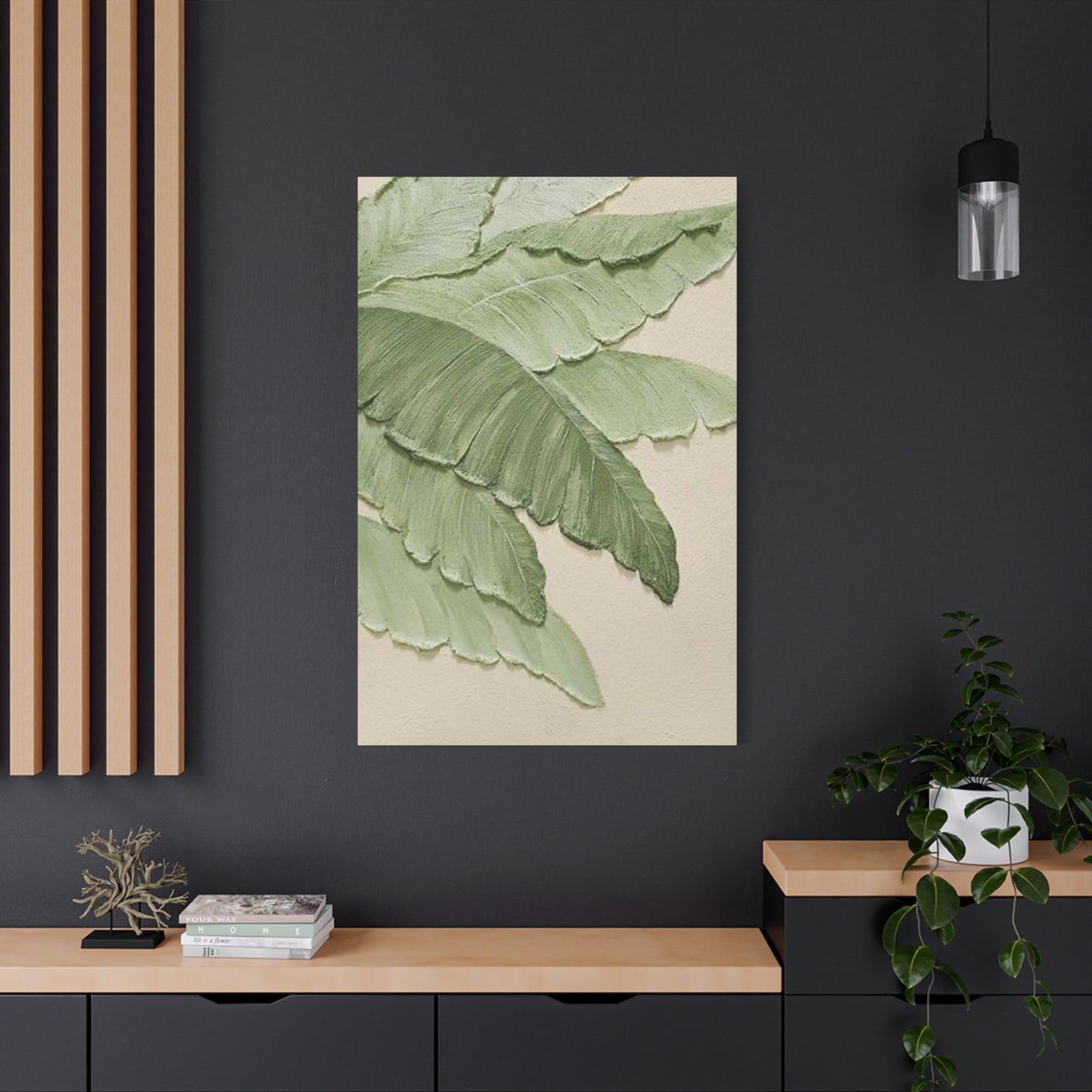 Green Palm Tree Leaves Wall Art & Canvas Prints