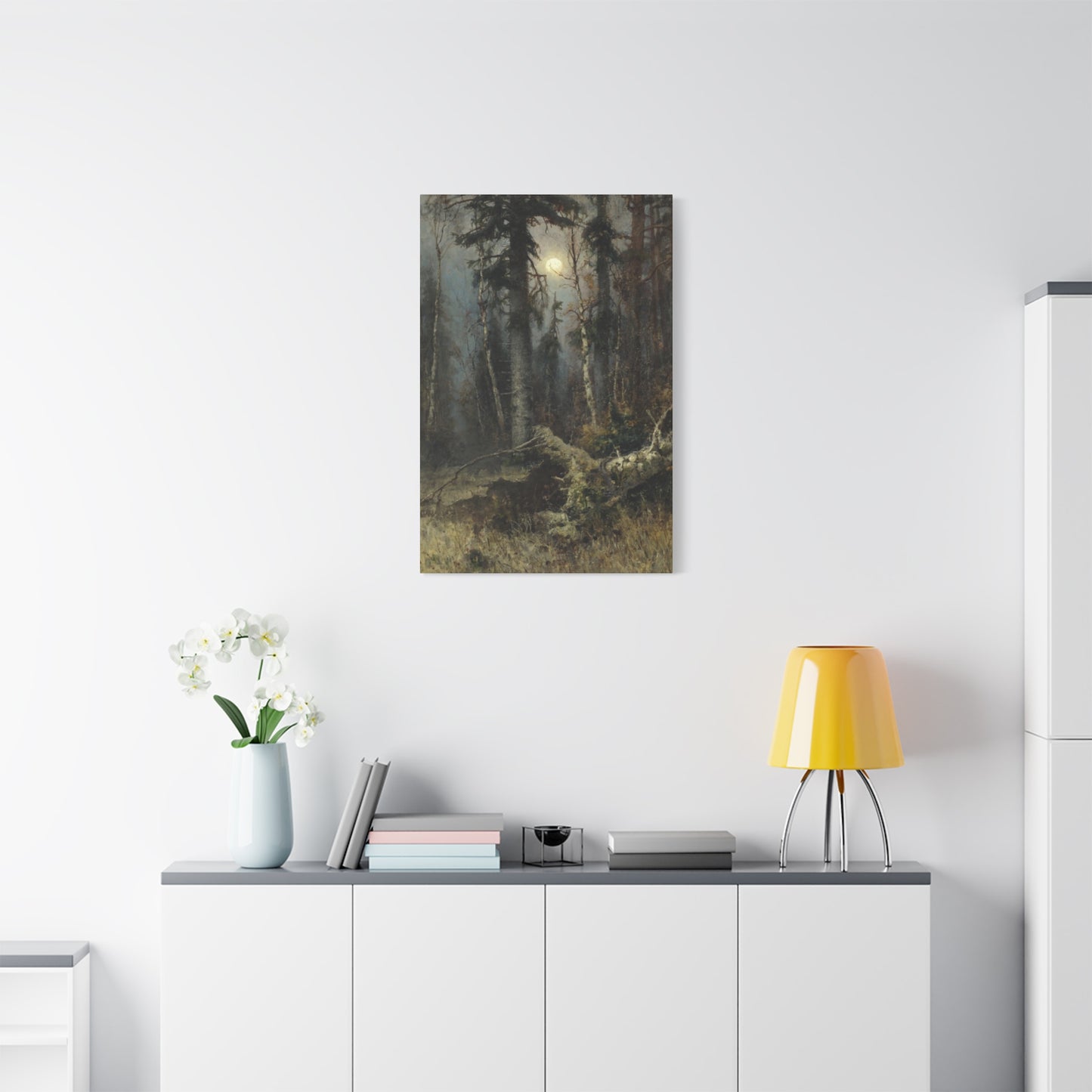 Full Moon Forest Wall Art & Canvas Prints