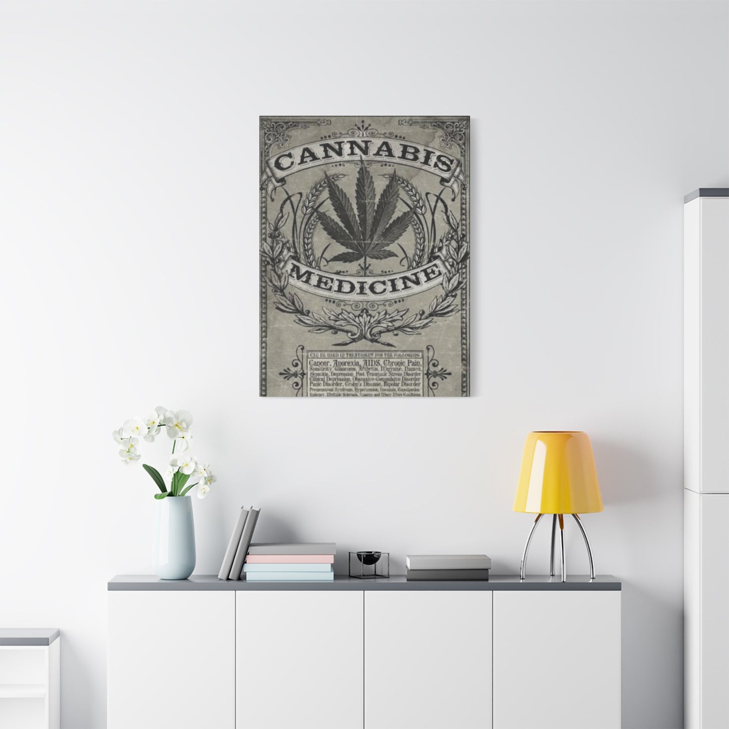 Cannabis Poster Marijuana Wall Art & Canvas Prints