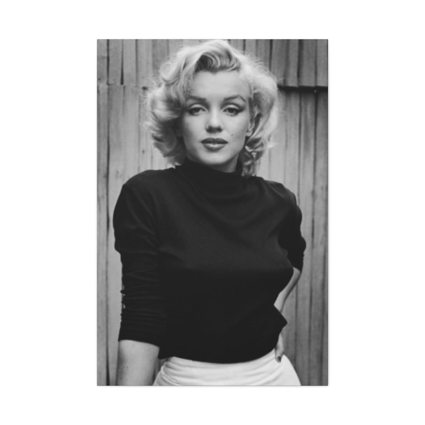 Black & White Marilyn Monroe Beautiful Poster Wall Art & Canvas Prints