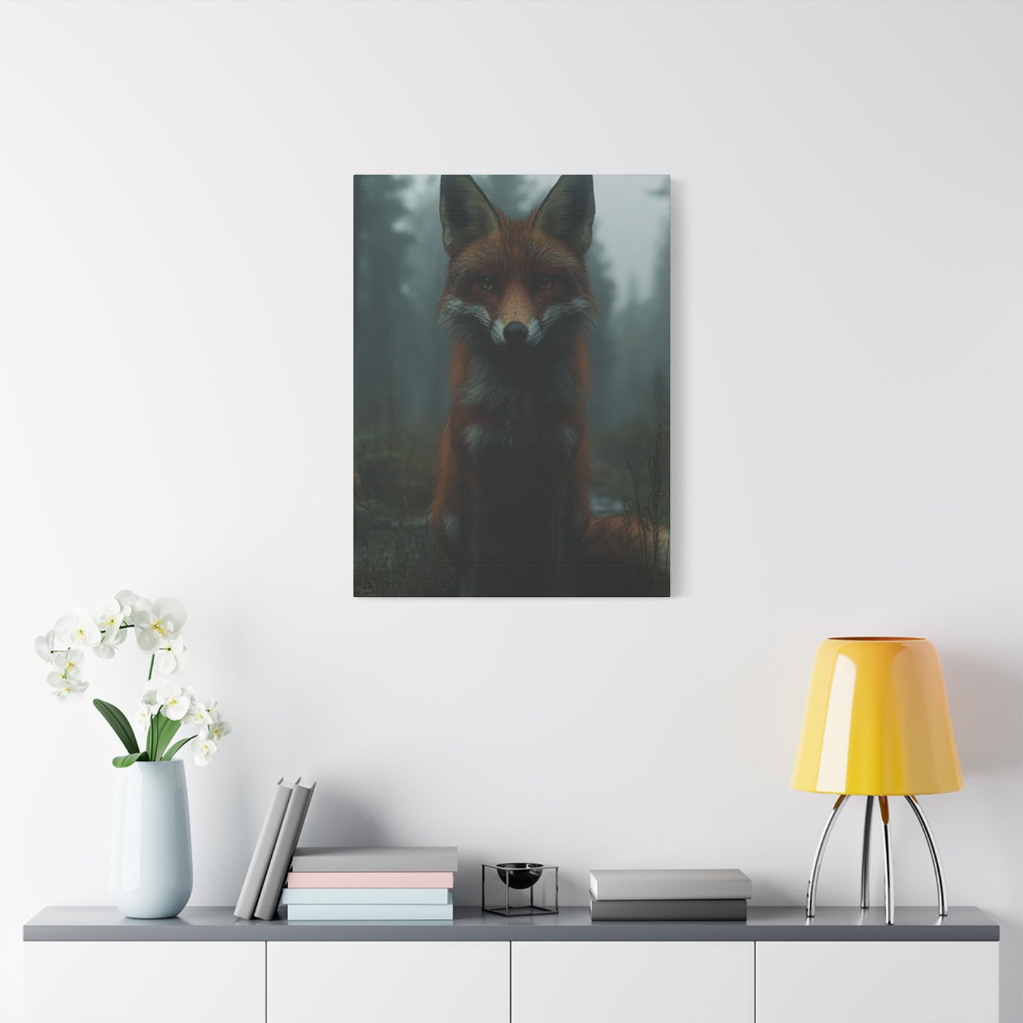 Fox in Forest Wall Art & Canvas Prints