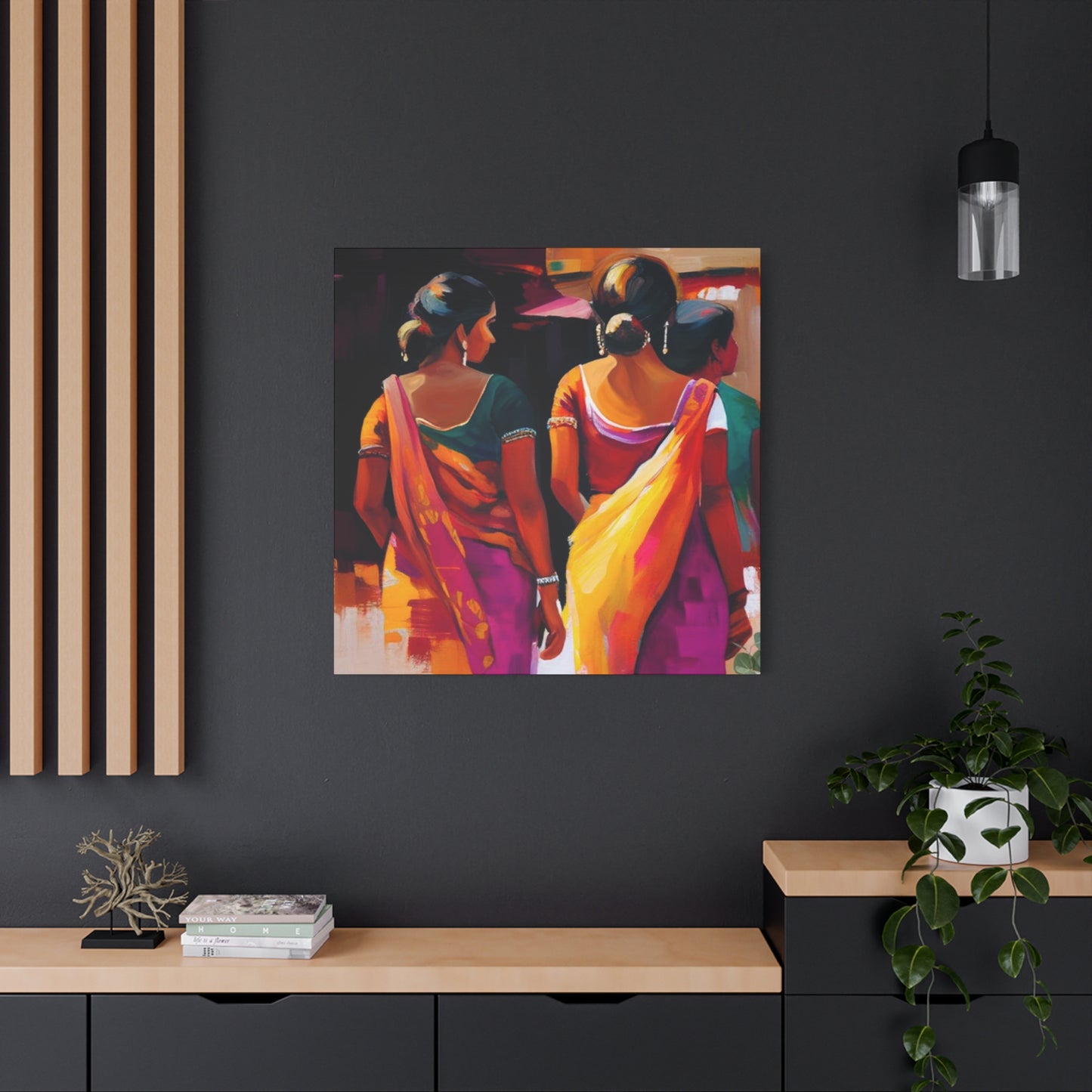 Indian Cultural Women Wall Art & Canvas Prints