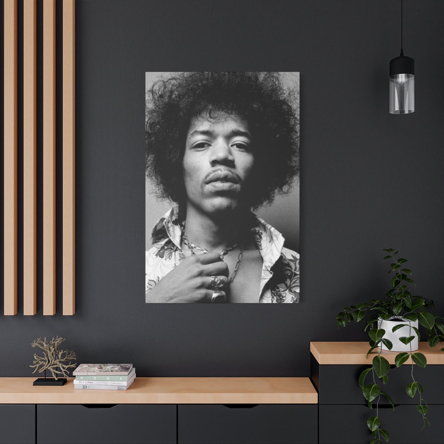 Monochrome Jimi Hendrix Photography Wall Art & Canvas Prints