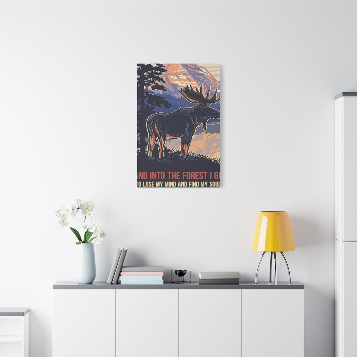 Reindeer in The National Park Wall Art & Canvas Prints