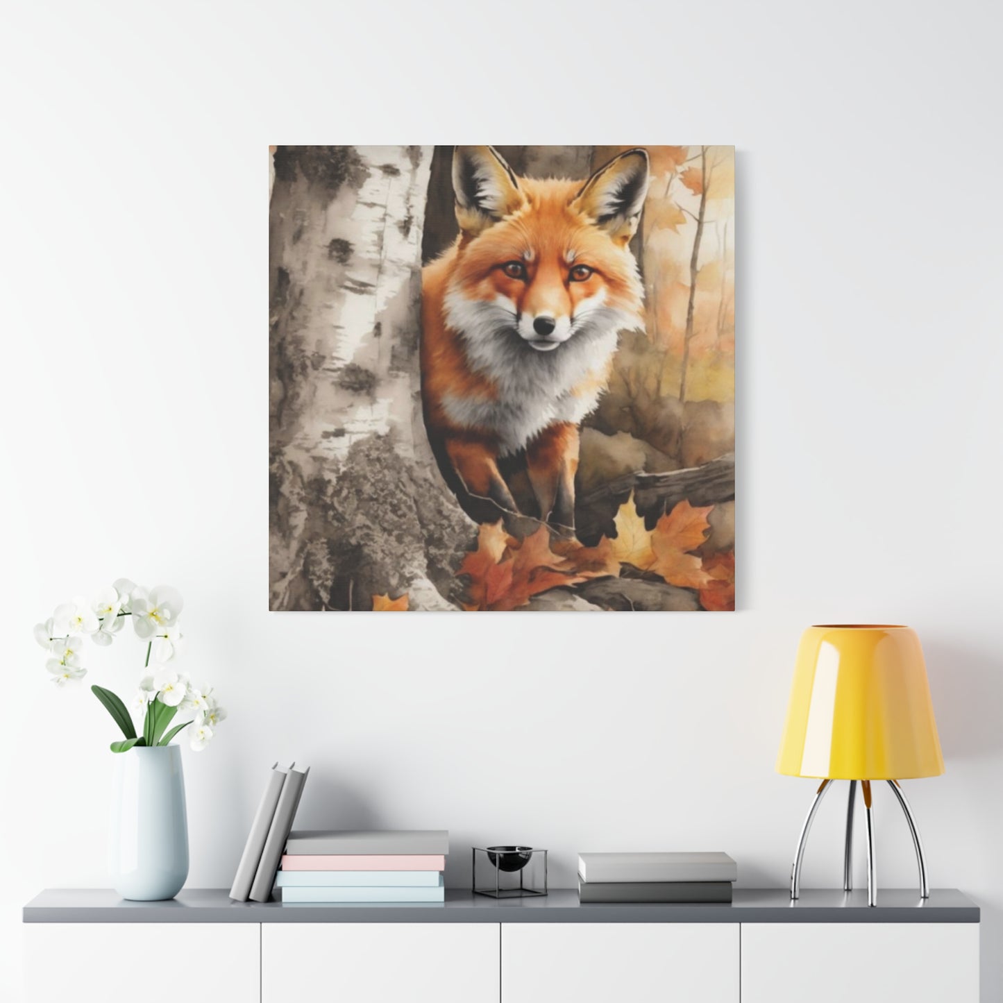 Little Baby Fox Wall Art & Canvas Prints