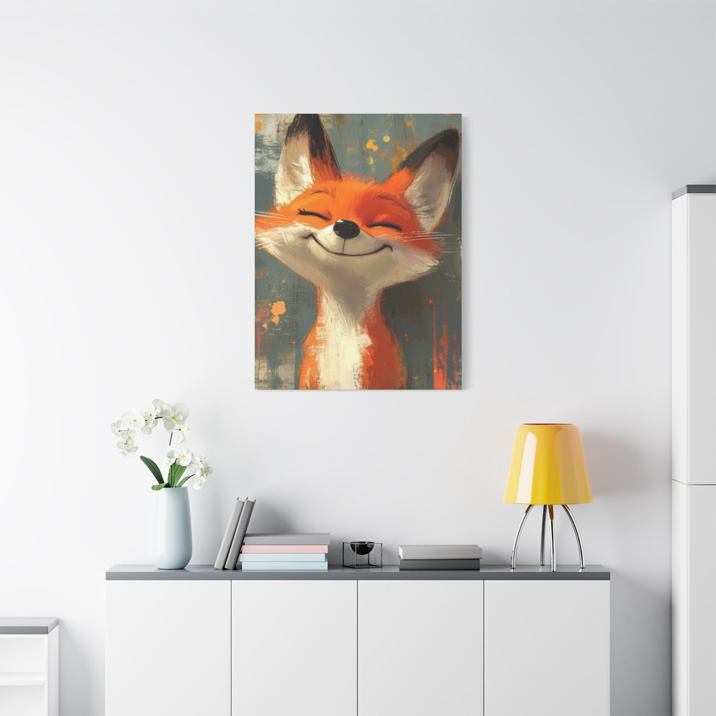 Portrait of a Cute Fox Wall Art & Canvas Prints