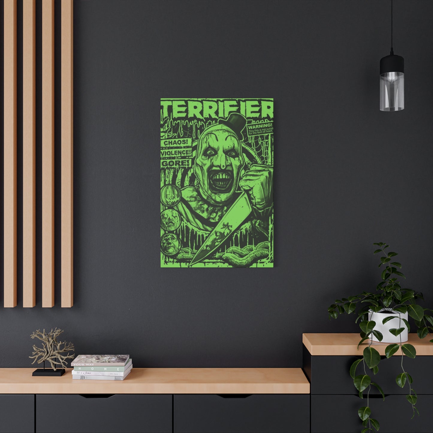 Terrifier Horror Movie Poster Wall Art & Canvas Prints