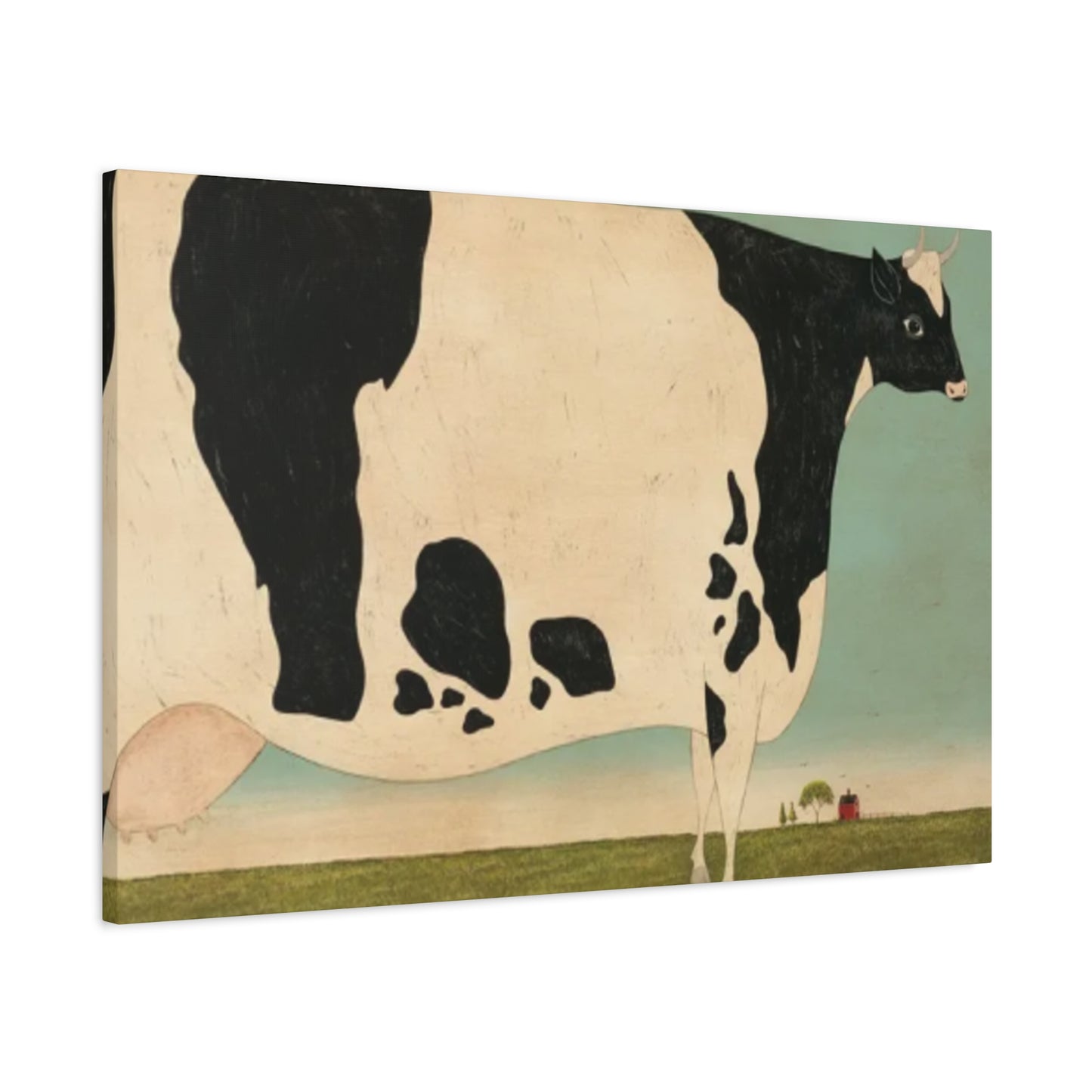 Cow in The Farm Kimble Warren Wall Art & Canvas Prints