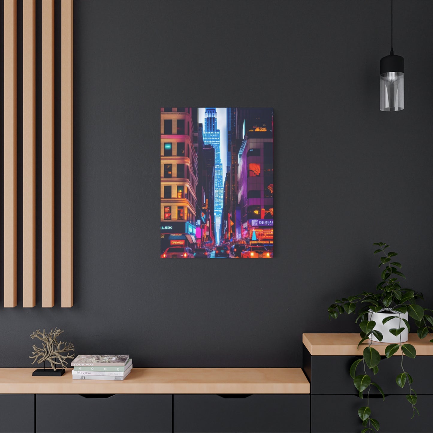 Night Life Of NYC Streets NYC Skyline Wall Art & Canvas Prints