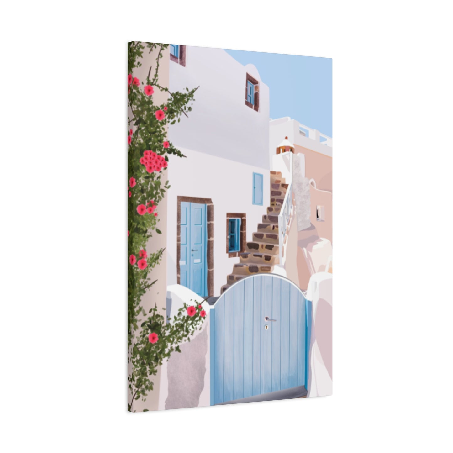 Greece Homes Wall Art & Canvas Prints