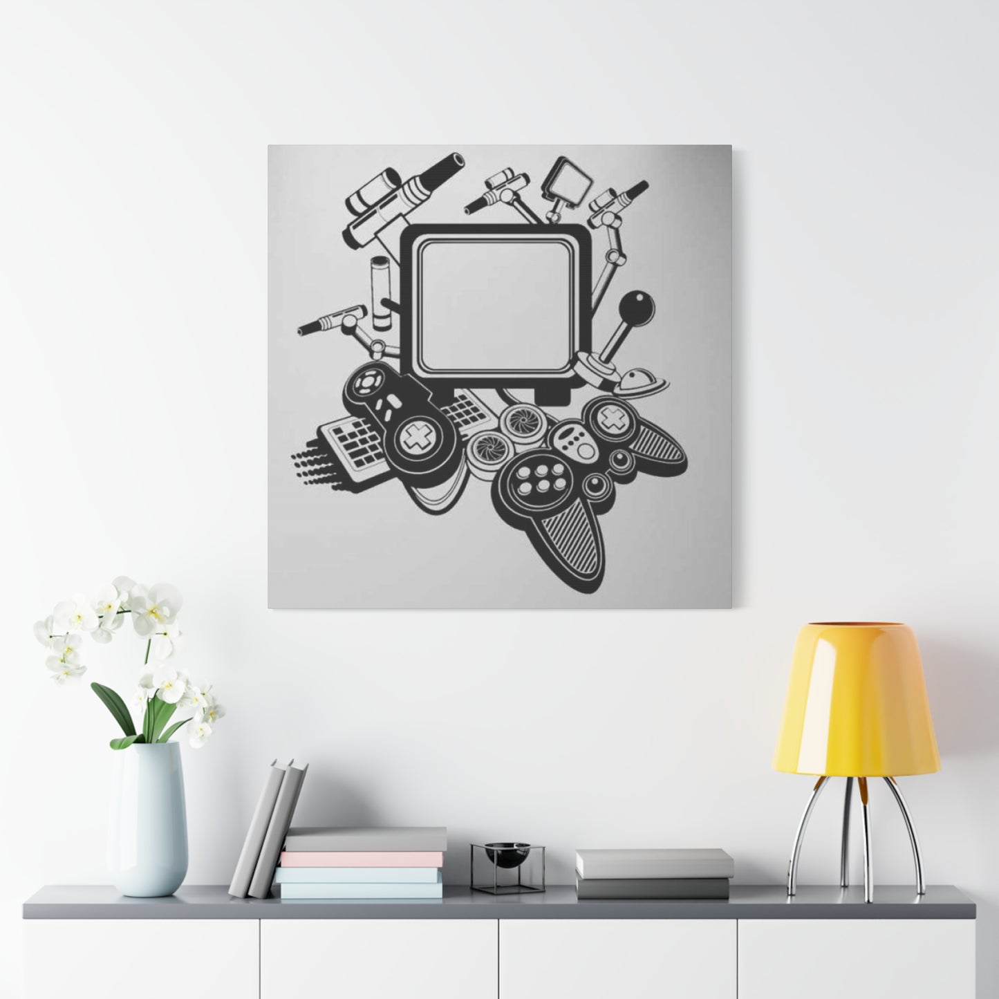 Gaming Doodle Wall Art & Canvas Prints