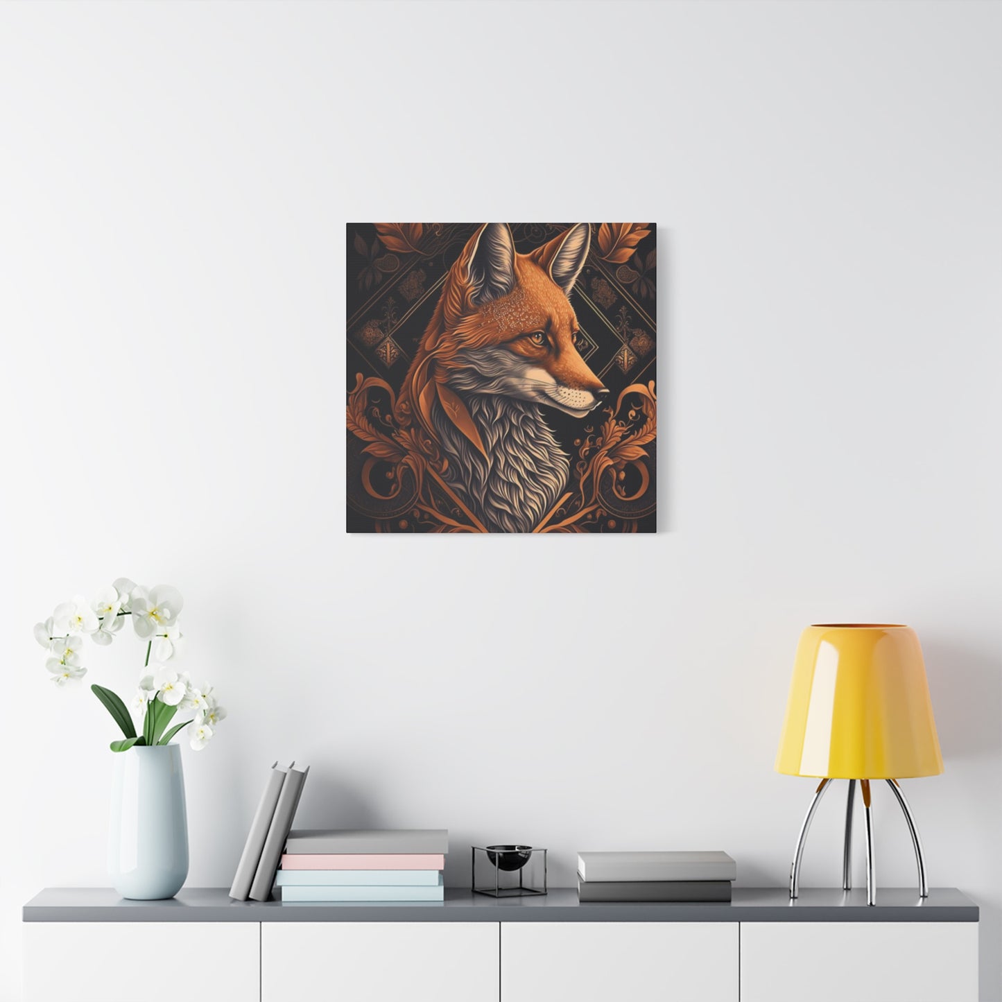 Fox Closeup Abstract Wall Art & Canvas Prints