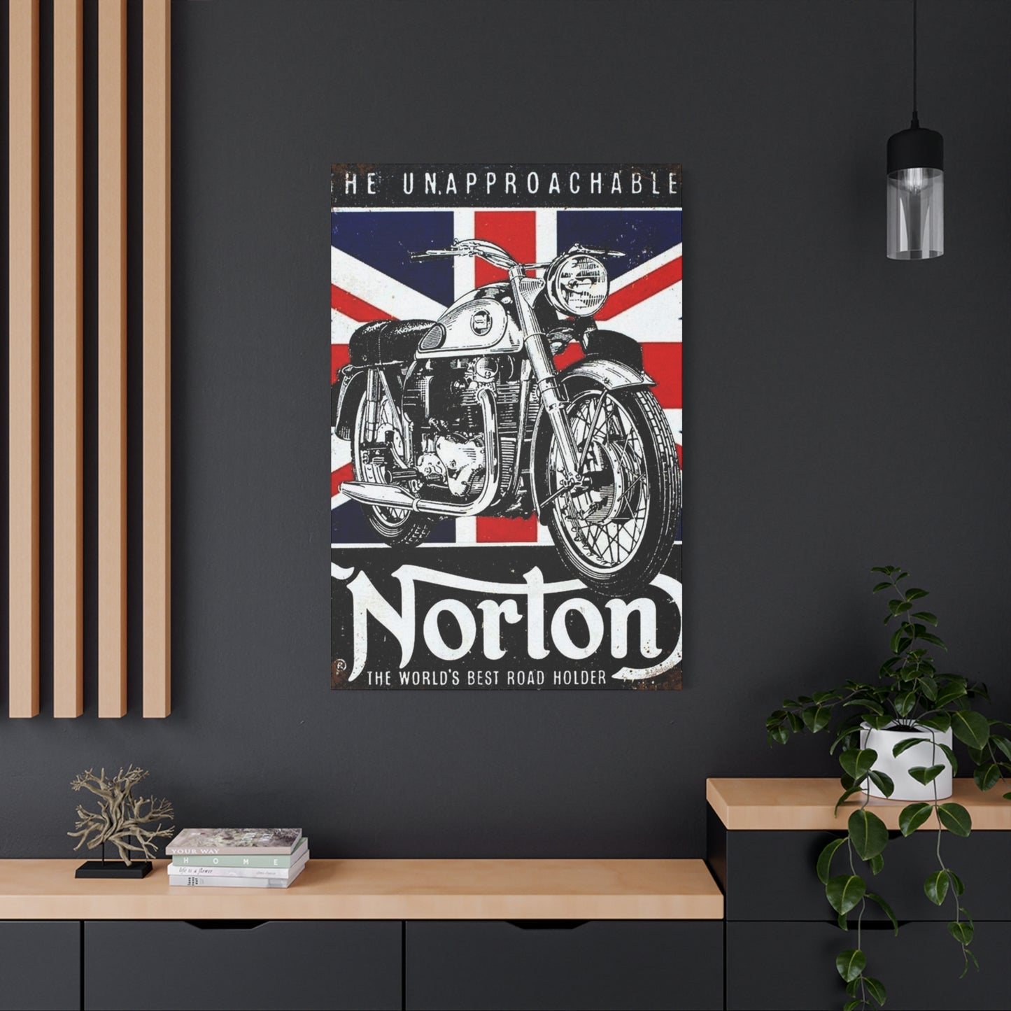 Classic British Motorcycle Wall Art & Canvas Prints