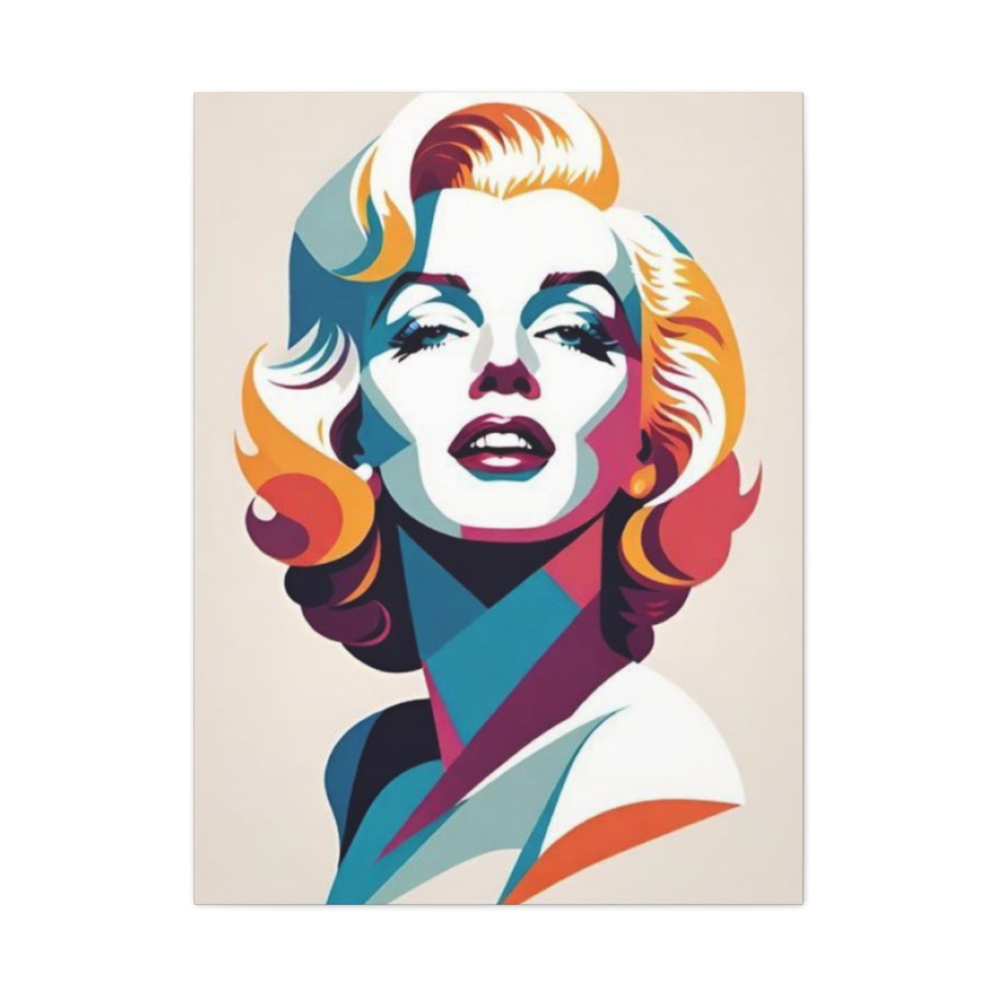 Beautiful Dress Of Marilyn Monroe Painting Wall Art & Canvas Prints