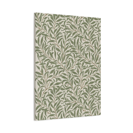 Olive Green Plant Pattern Poster Wall Art & Canvas Prints