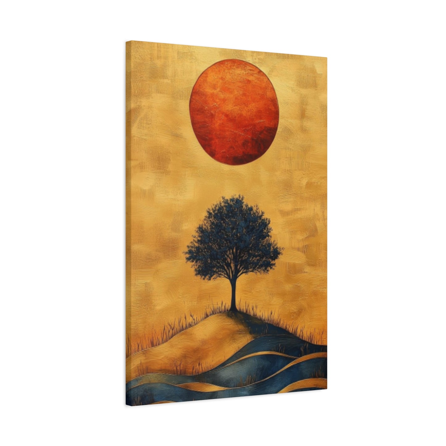 Sun And Tree Modernism Wall Art & Canvas Prints