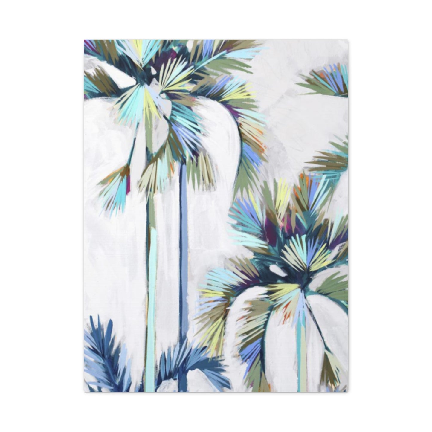 Negative Image Palm Tree Wall Art & Canvas Prints