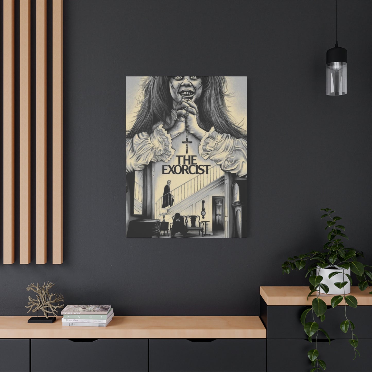 The Exorcist Horror Movie Poster Wall Art & Canvas Prints