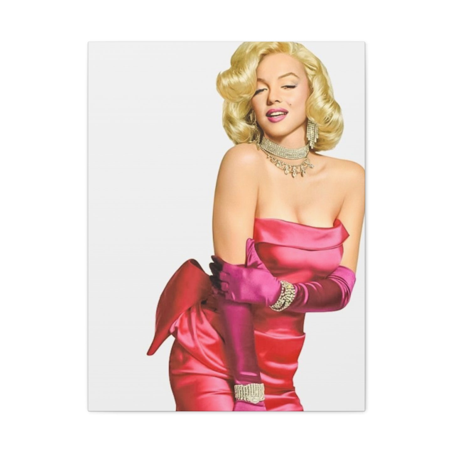 Beautiful Dress Of Marilyn Monroe Wall Art & Canvas Prints