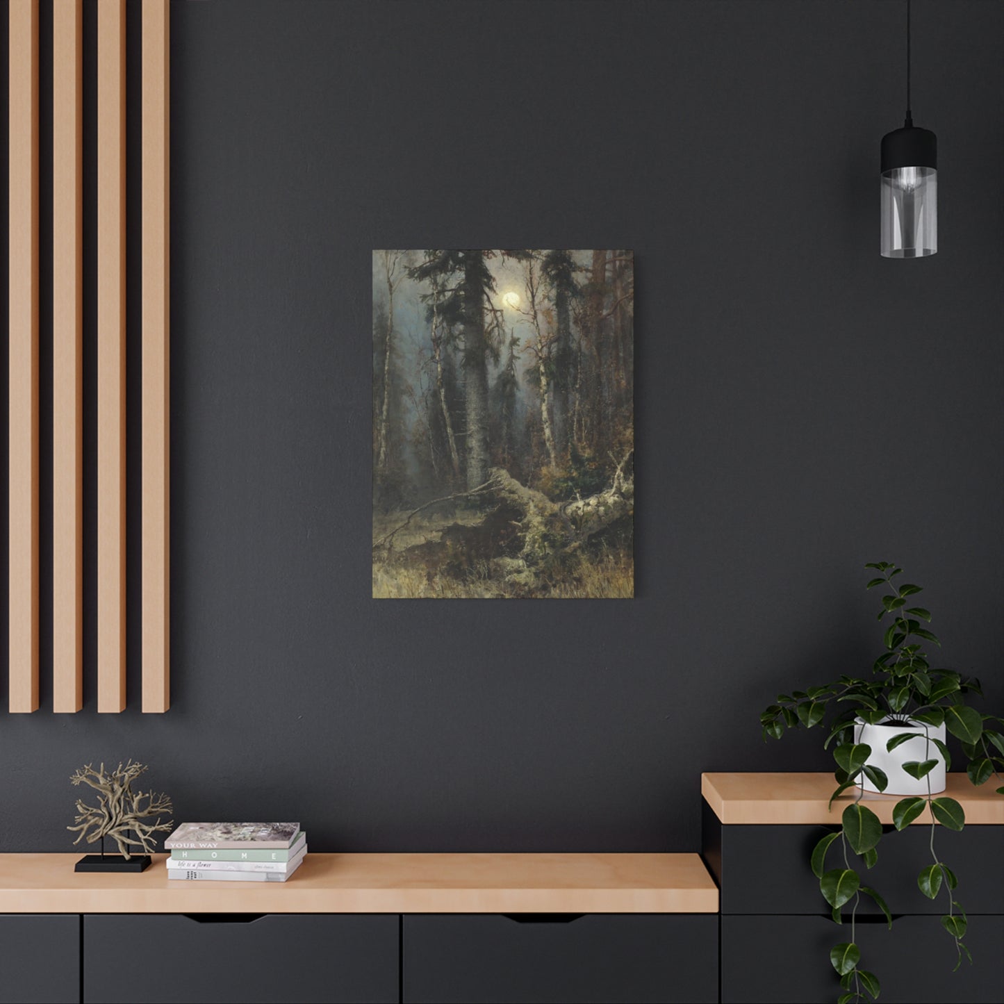 Full Moon Forest Wall Art & Canvas Prints