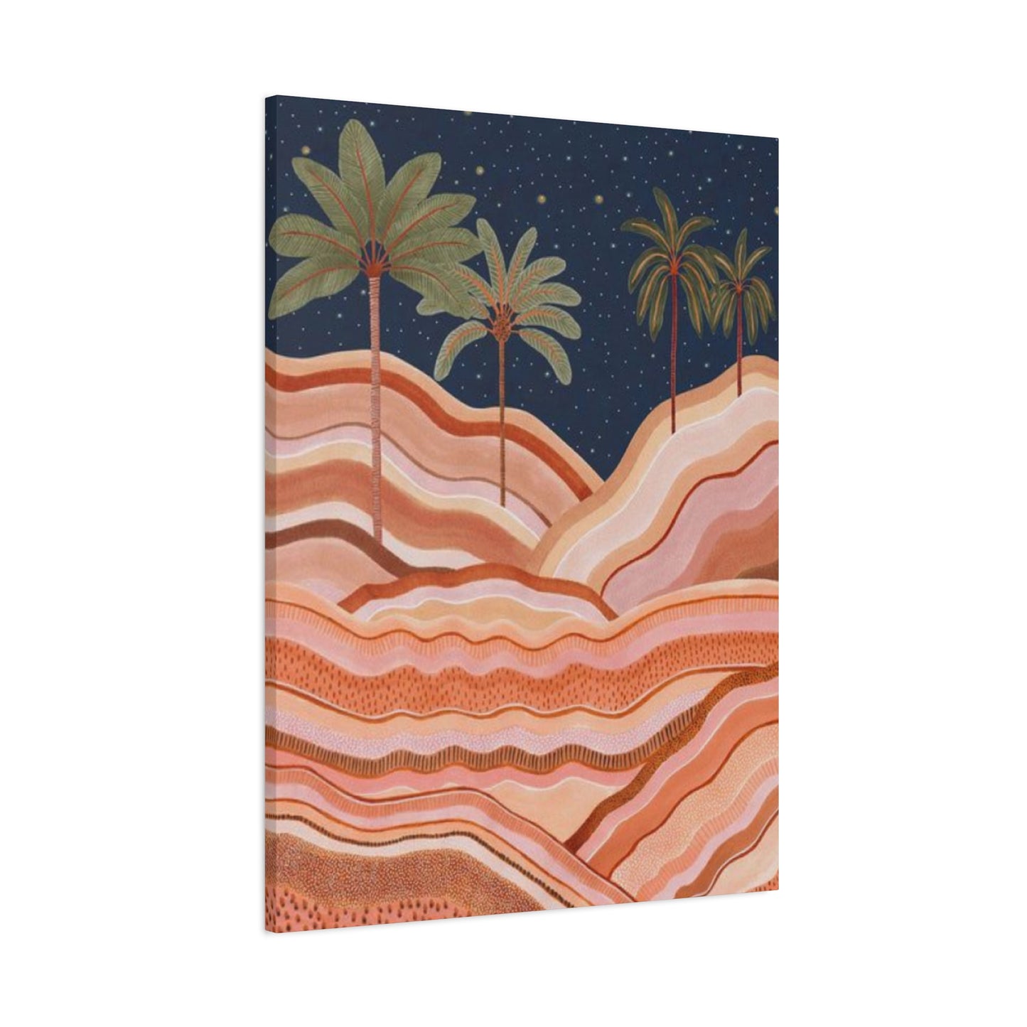 Palm Tree In  Desert Wall Art & Canvas Prints