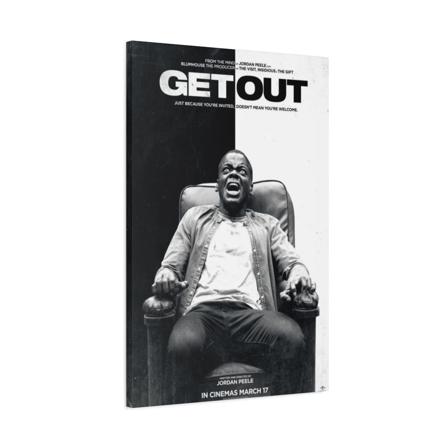 Getout Horror Movie Poster Wall Art & Canvas Prints