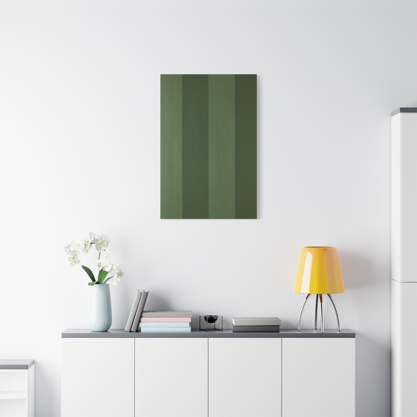 Beautiful Lines Of Olive Green Wall Art & Canvas Prints