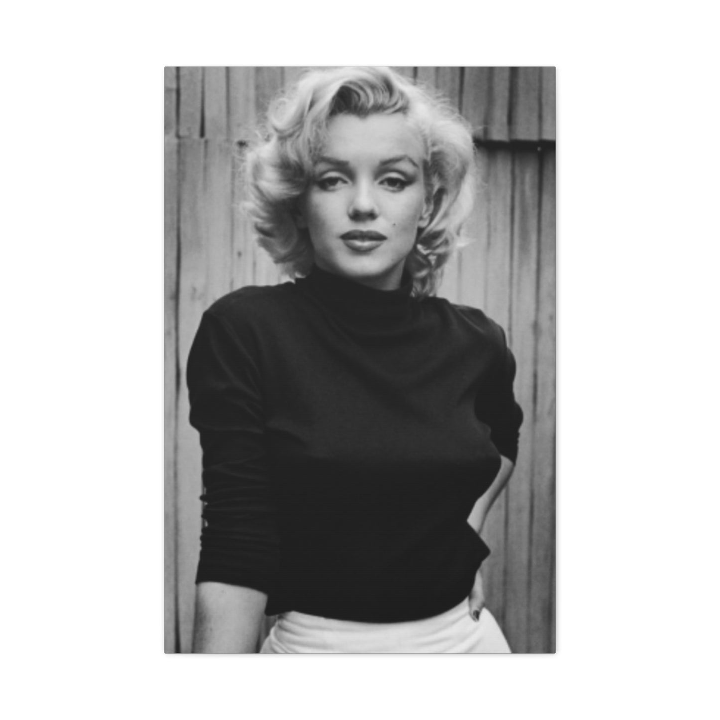 Black & White Marilyn Monroe Beautiful Poster Wall Art & Canvas Prints