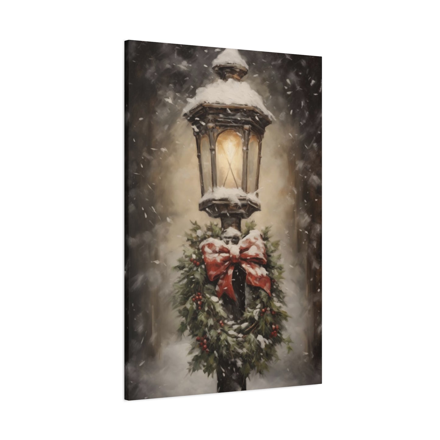 Light Pole in Winters Wall Art & Canvas Prints