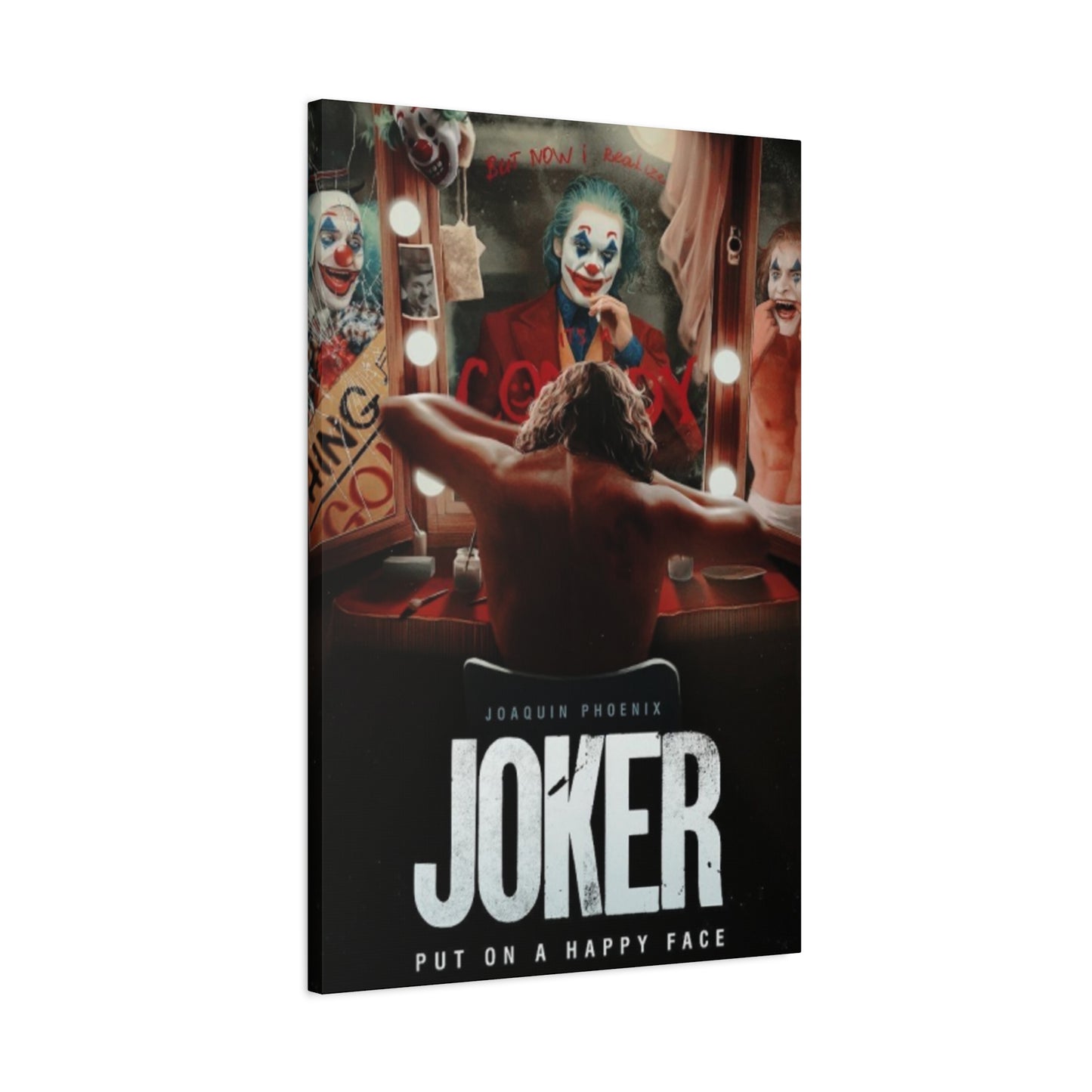 Joker Horror Movie Poster Wall Art & Canvas Prints