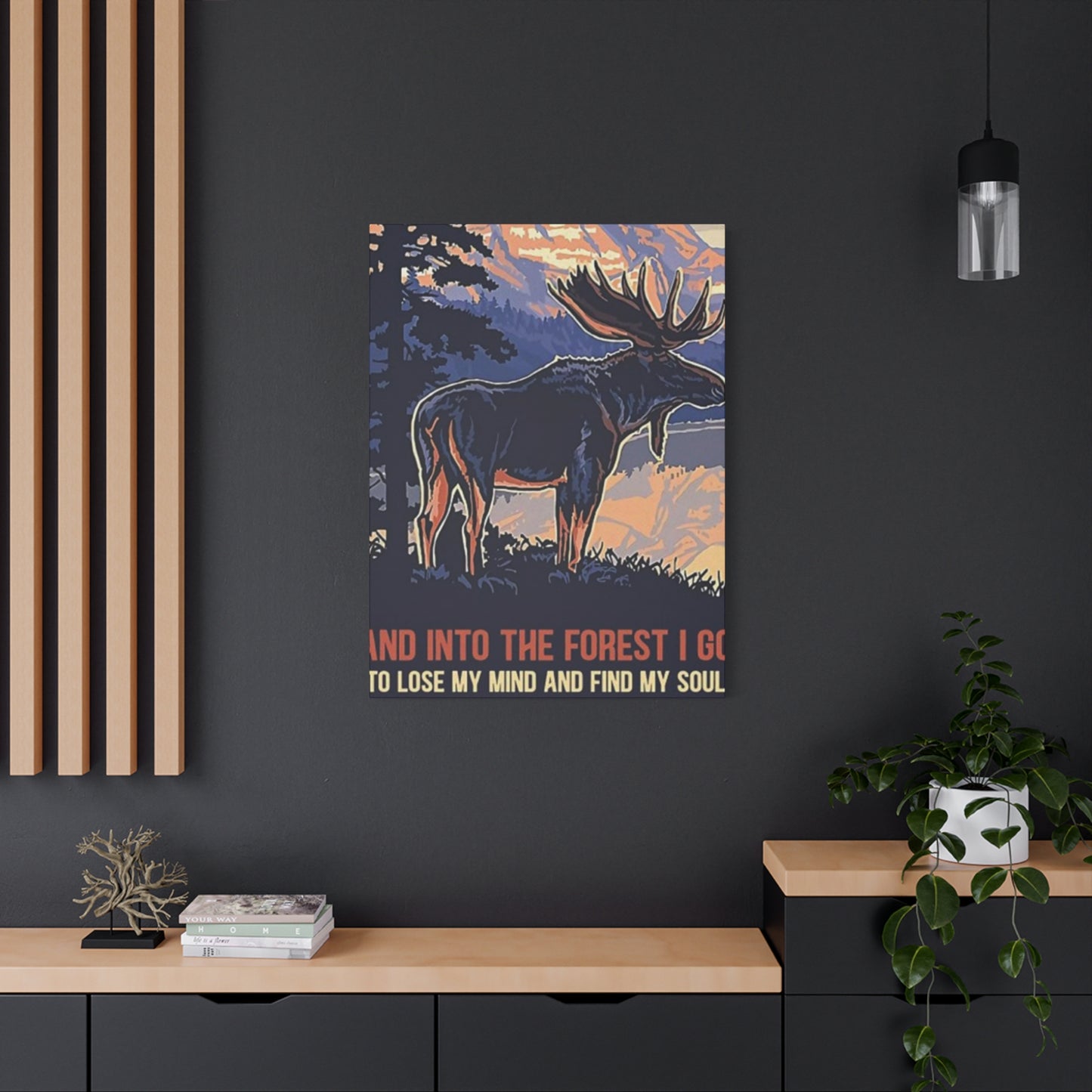 Reindeer in The National Park Wall Art & Canvas Prints