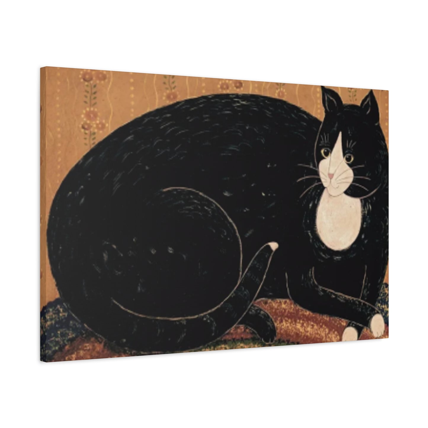 Black Fat Cat Kimble Warren Wall Art & Canvas Prints