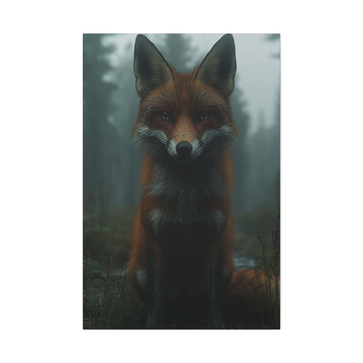 Fox in Forest Wall Art & Canvas Prints