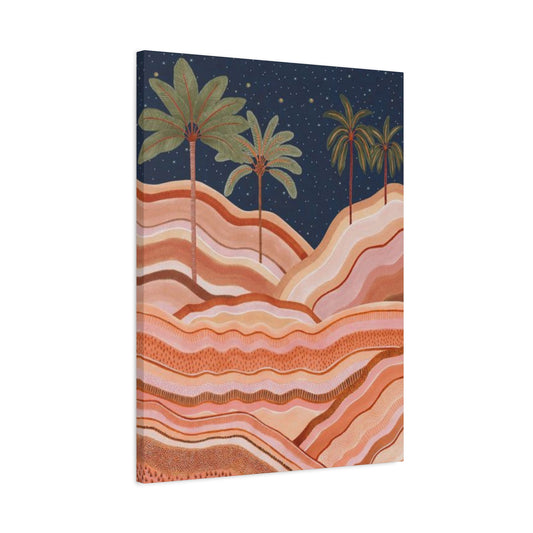 Palm Tree In  Desert Wall Art & Canvas Prints