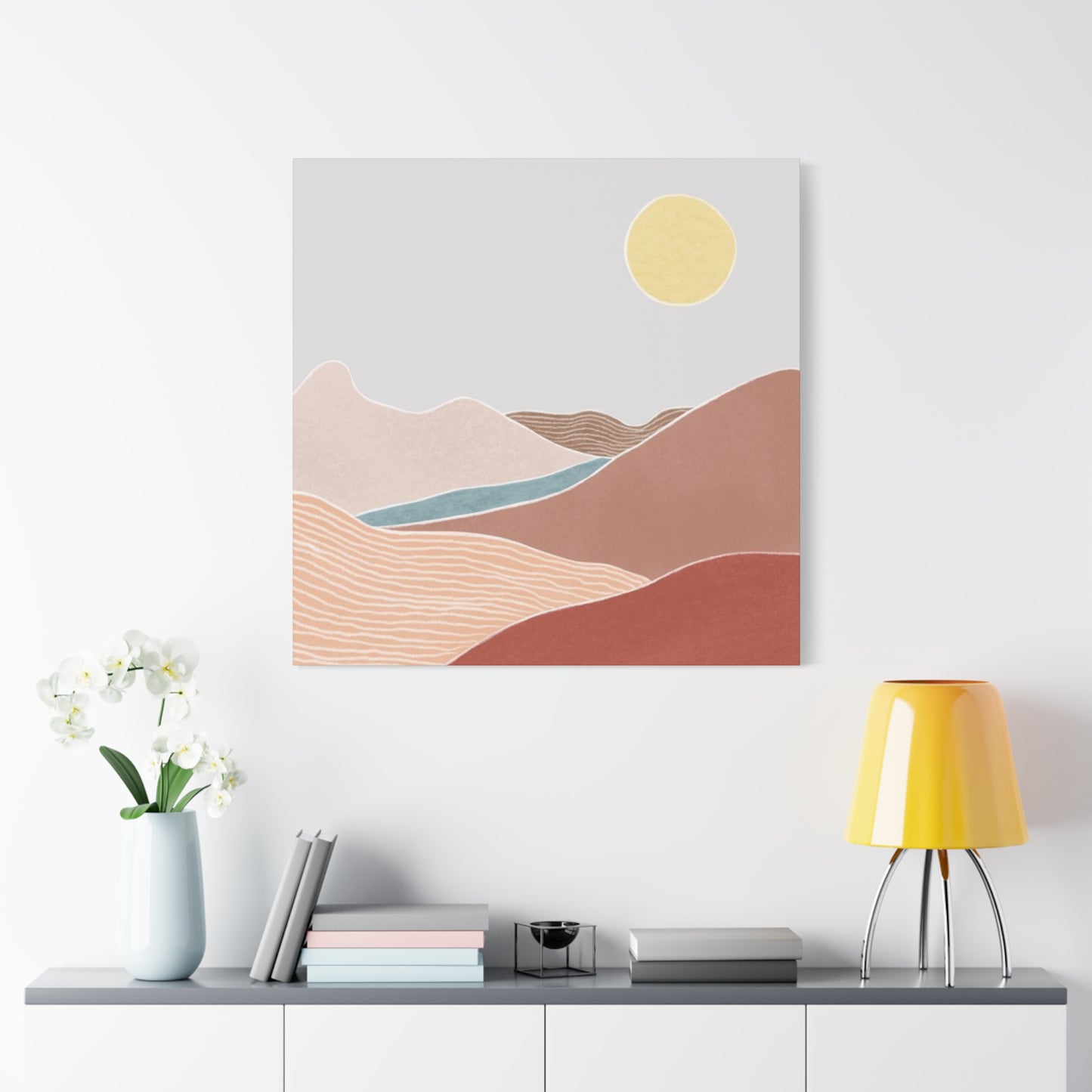 Abstract Sunset Entryway Wall Art & Canvas Prints