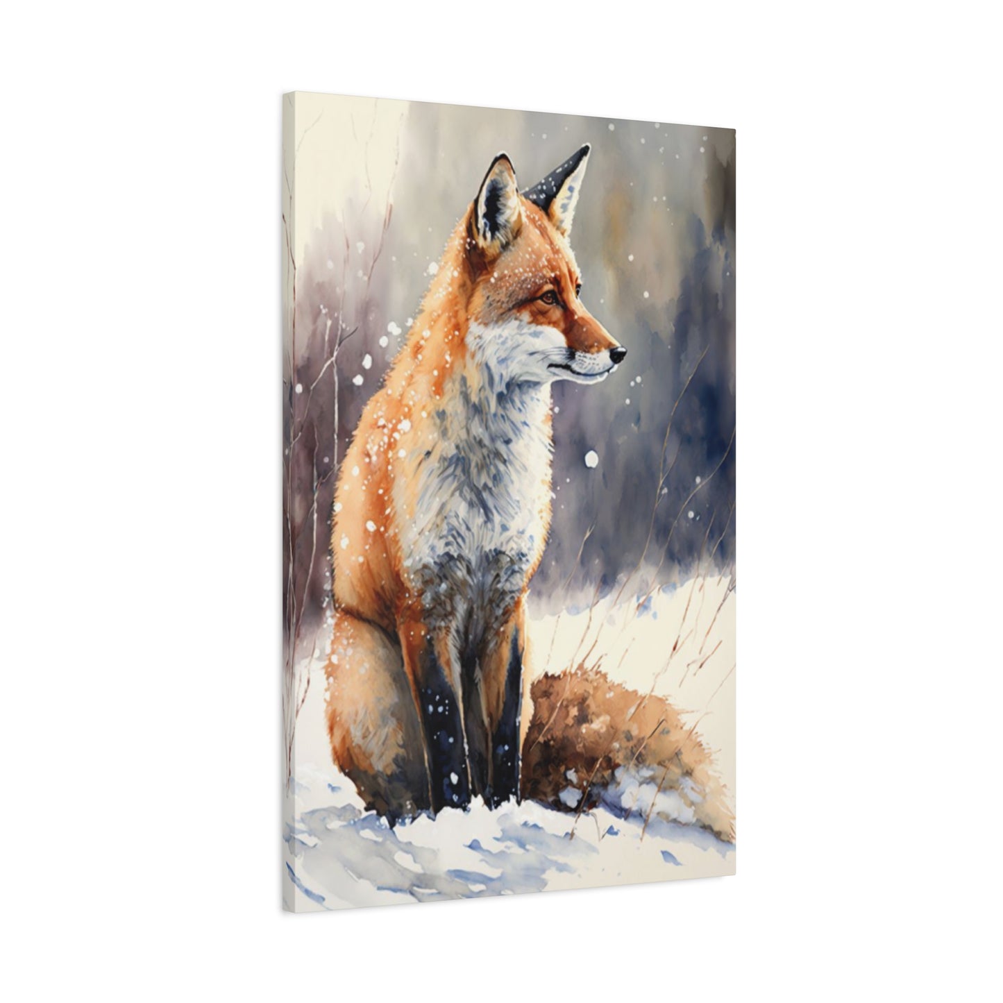 Snow Red Fox Wall Art & Canvas Prints