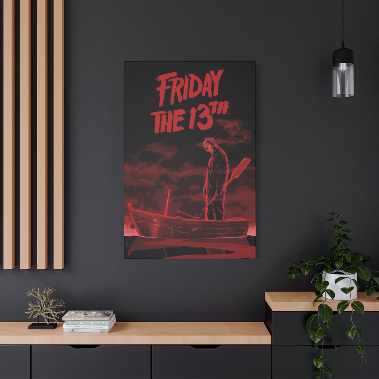 Friday The 13th Horror Movie Poster Wall Art & Canvas Prints