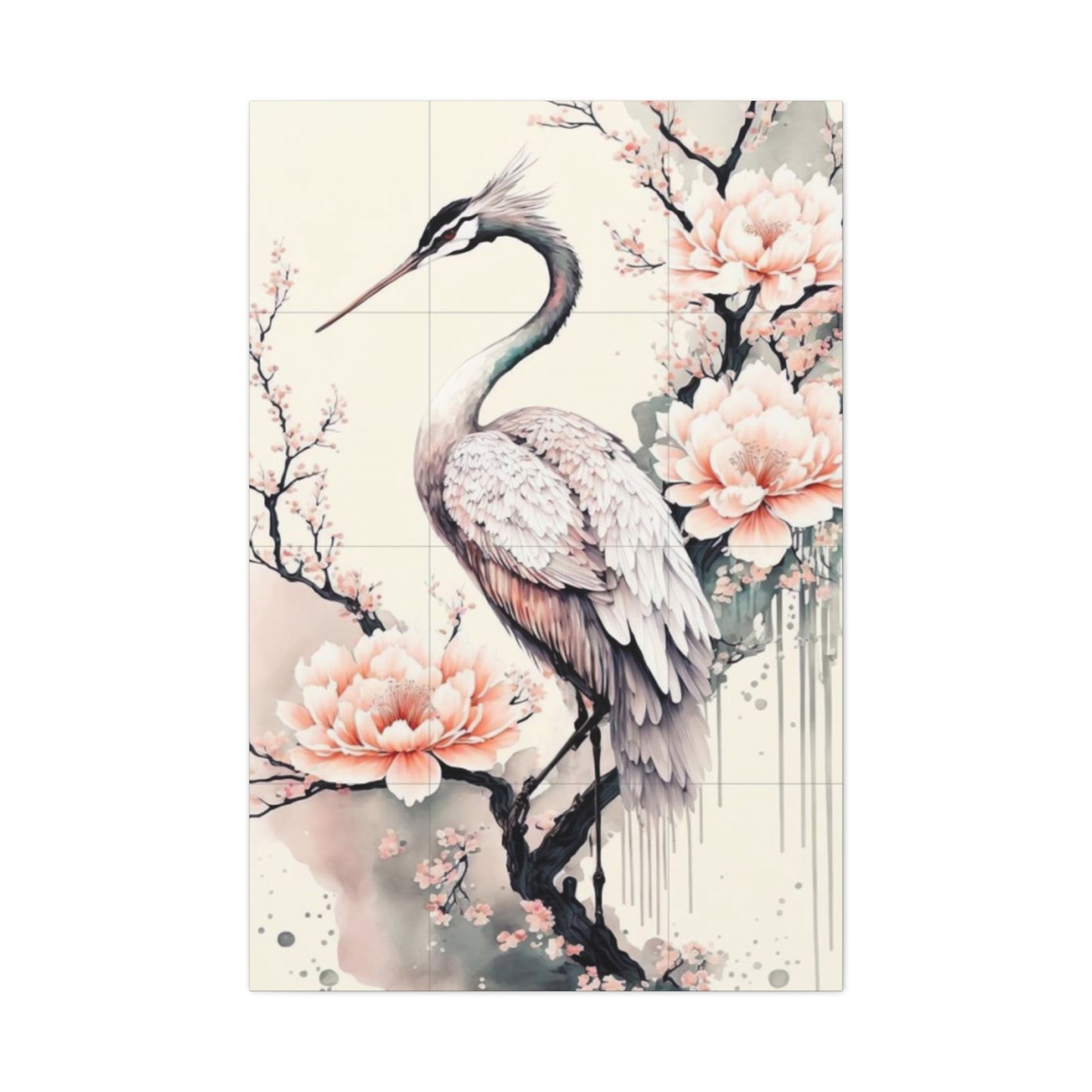 Pink Heron Wall Art & Canvas Prints