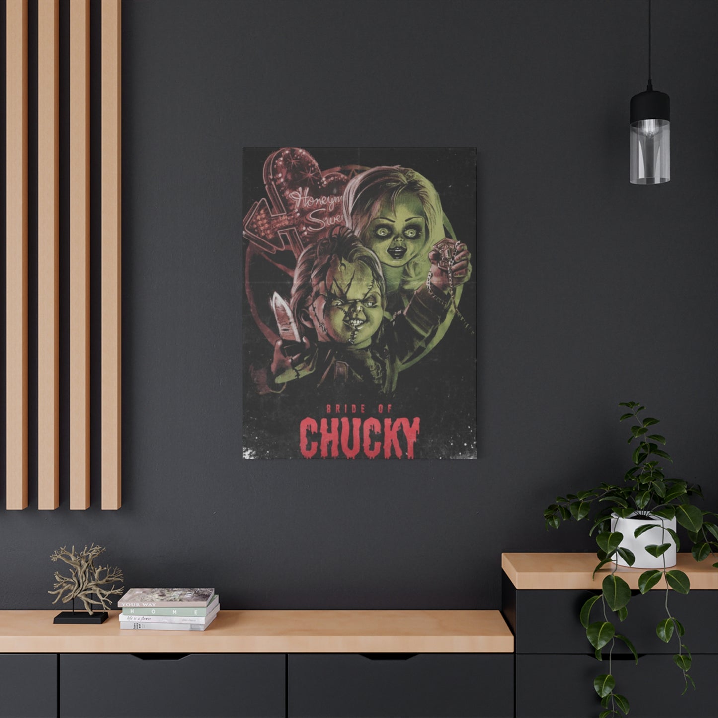 Bride of Chucky Horror Movie Poster Wall Art & Canvas Prints