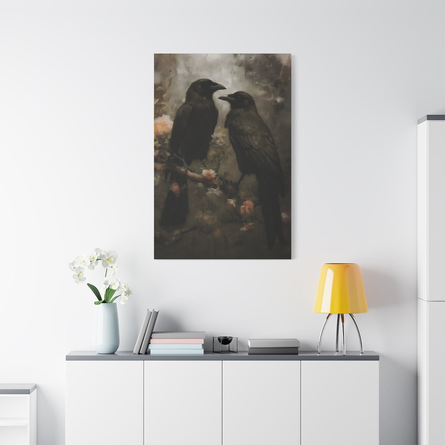 Scary Crows Halloween Wall Art & Canvas Prints