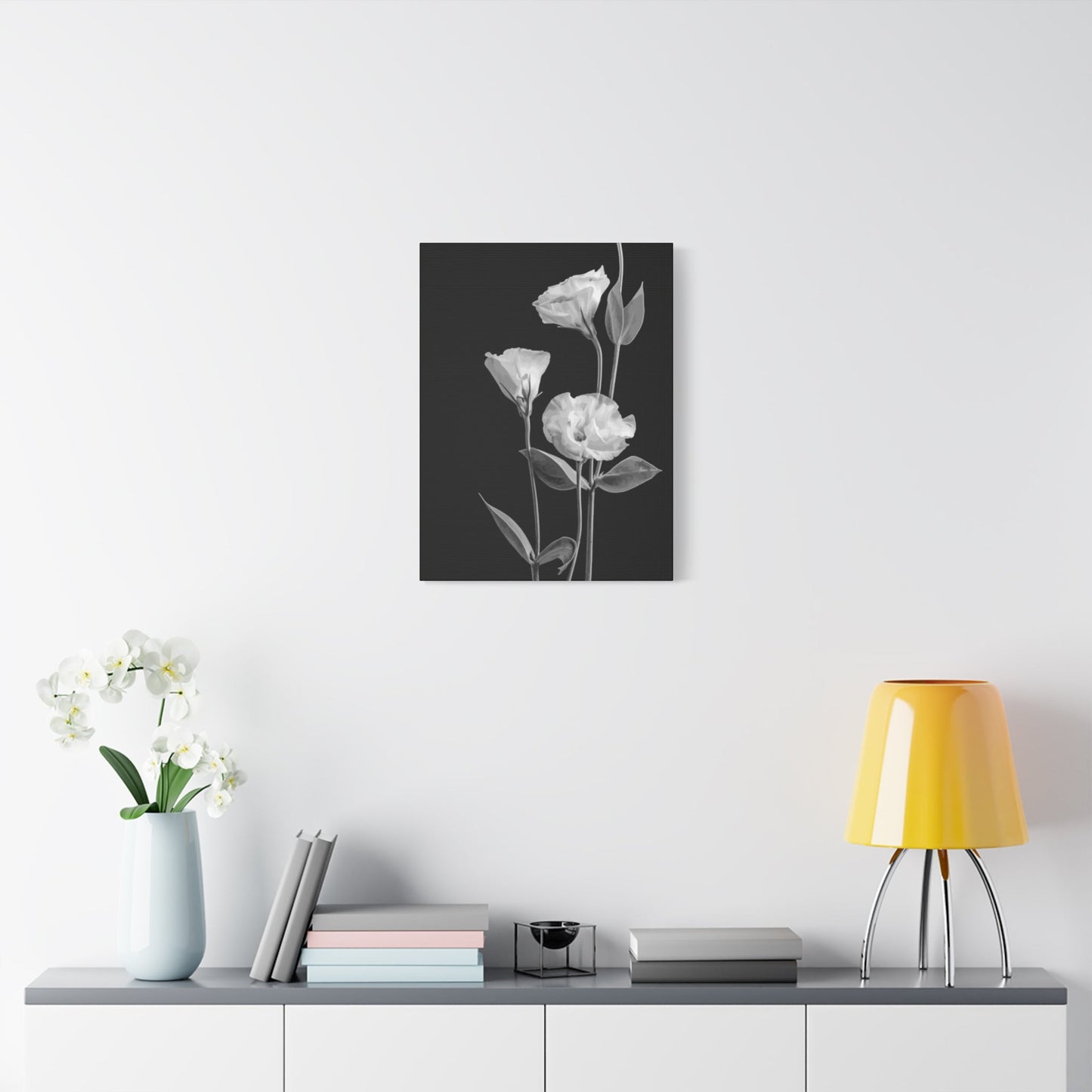 Black and White Flower Wall Art & Canvas Prints