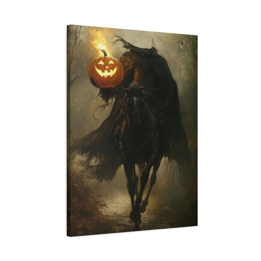 Halloween Horse Rider Wall Art & Canvas Prints