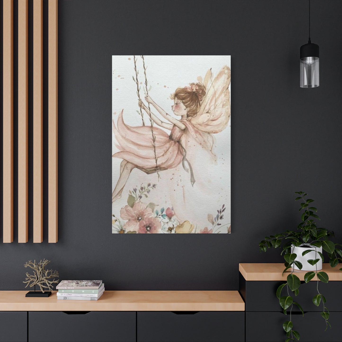 Girl Swing Fairies Wall Art & Canvas Prints