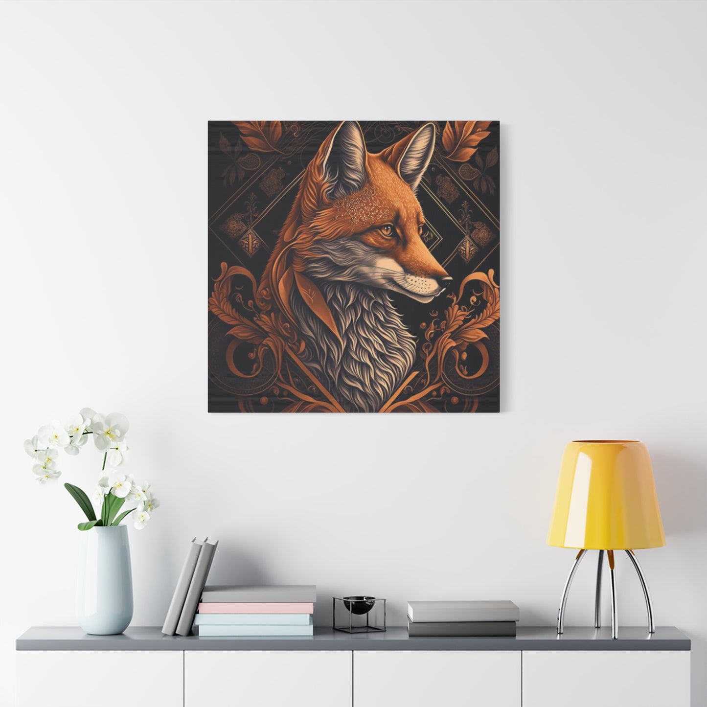 Fox Closeup Abstract Wall Art & Canvas Prints