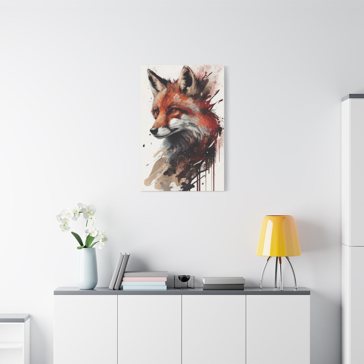 The Abstract Red Fox Wall Art & Canvas Prints