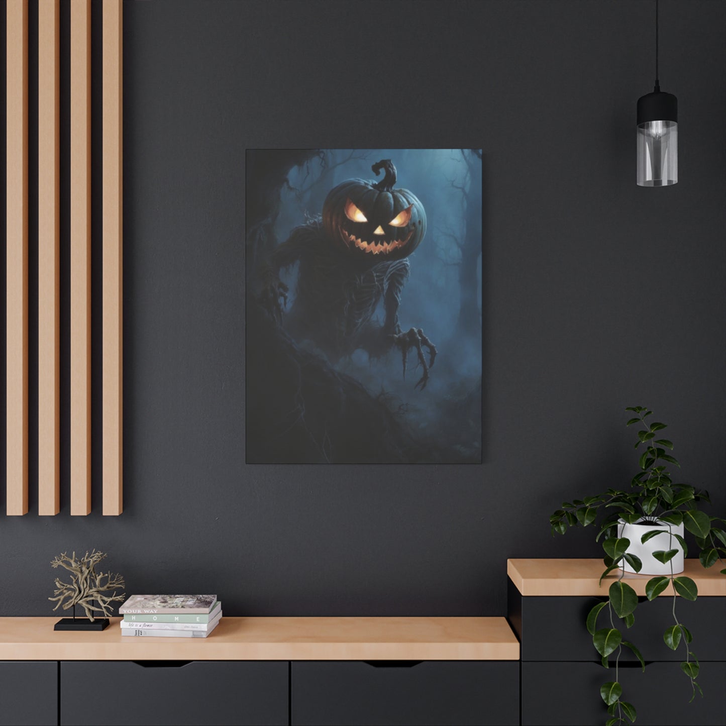 Halloween Scary Painting Wall Art & Canvas Prints